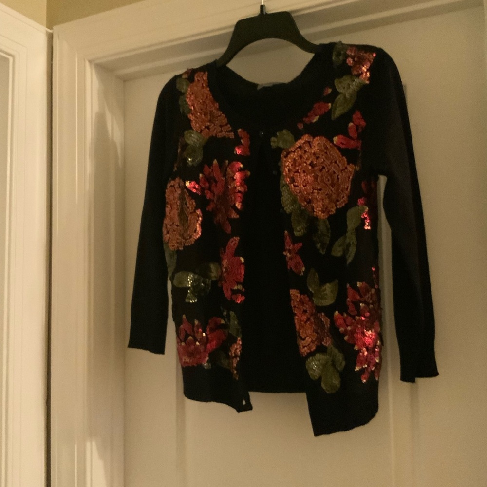 Joseph A Sequined Sweater